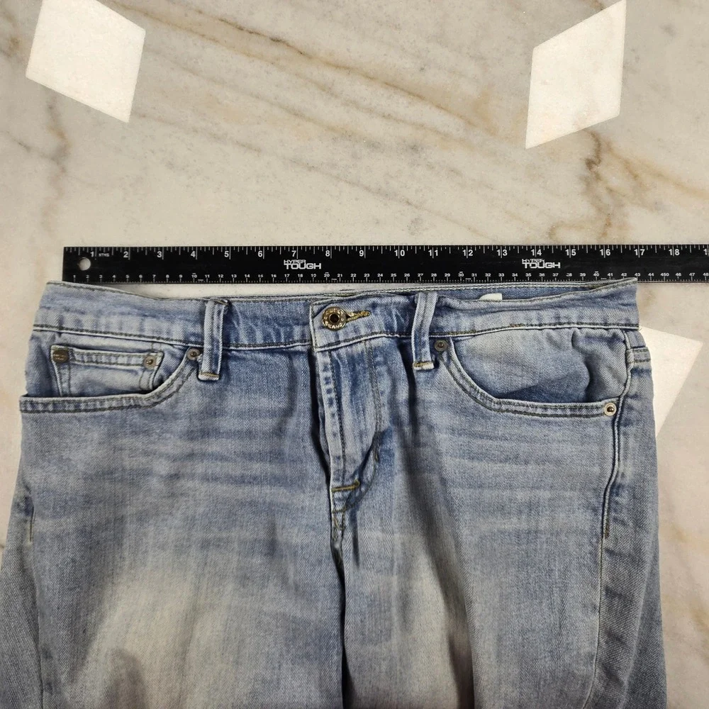 Lucky Brand Sweet Crop Jeans Women 10/30 Blue Denim Mid Rise Casual Chic Coastal